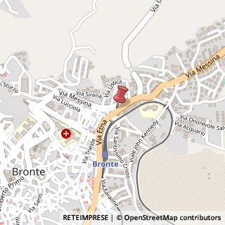 Mappa Viale Italia, 61, 95034 Bronte, Catania (Sicilia)