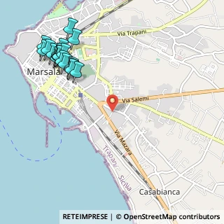 Mappa Via A. Catalfo, 91025 Marsala TP, Italia (1.531)