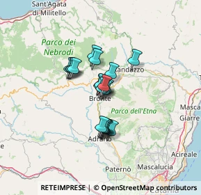 Mappa Cortile Correggio, 95034 Bronte CT, Italia (9.2085)