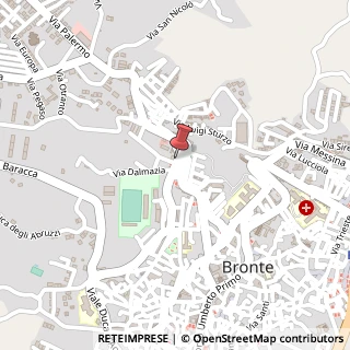 Mappa Via Martiri di Via Fani, 59, 95034 Bronte, Catania (Sicilia)