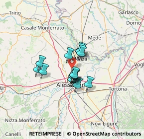 Mappa Via della Chiesa, 15122 Alessandria AL, Italia (8.22133)