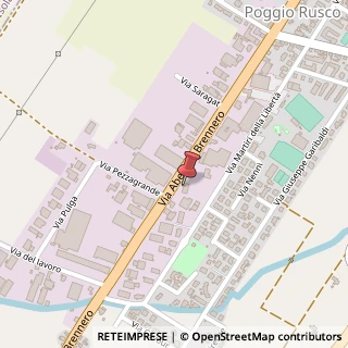Mappa Via Abetone Brennero, 153, 46025 Poggio Rusco, Mantova (Lombardia)