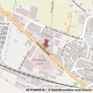 Mappa Via Nazionale, 31A, 10020 Cambiano, Torino (Piemonte)