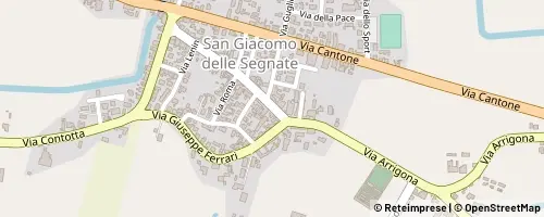 Mappa San Giacomo delle Segnate