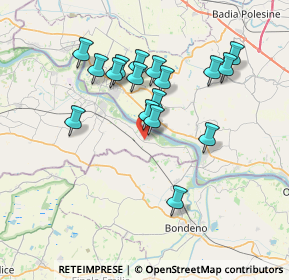 Mappa Via Fossalta, 46022 Felonica MN, Italia (6.59294)