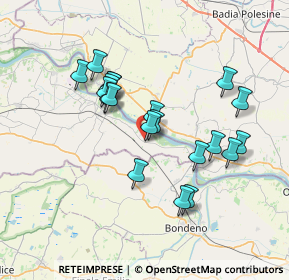 Mappa Via Fossalta, 46022 Felonica MN, Italia (6.471)