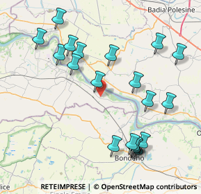 Mappa Via Fossalta, 46022 Felonica MN, Italia (8.9725)