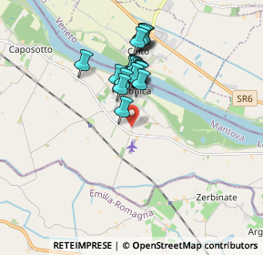 Mappa Via Fossalta, 46022 Felonica MN, Italia (1.4135)