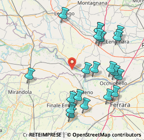 Mappa Via Fossalta, 46022 Felonica MN, Italia (17.9425)