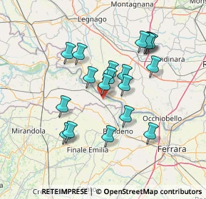 Mappa Via Fossalta, 46022 Felonica MN, Italia (12.65526)