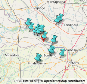 Mappa Via Fossalta, 46022 Felonica MN, Italia (10.57647)