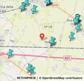 Mappa Via Castelguelfo, 10023 Chieri TO, Italia (3.056)