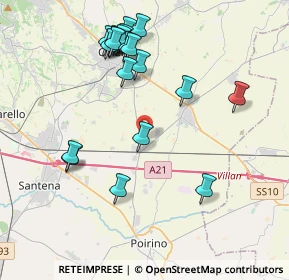 Mappa Via Monte Adamello, 10023 Chieri TO, Italia (4.2435)