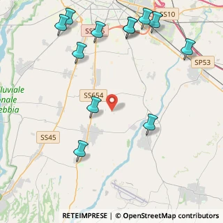 Mappa Località Due Case SNC, 29027 Podenzano PC, Italia (5.49333)