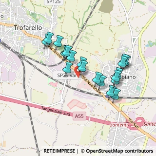 Mappa Via Alessandro Volta, 10020 Cambiano TO, Italia (0.8265)