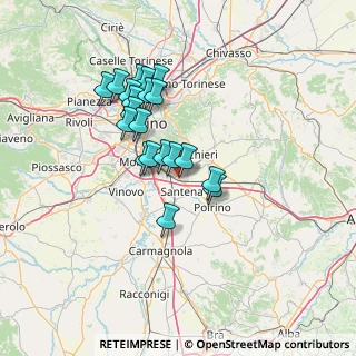 Mappa Via Alessandro Volta, 10020 Cambiano TO, Italia (11.712)