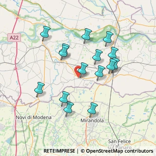 Mappa Via Umberto Saba, 46020 San Giacomo delle Segnate MN, Italia (7.118)