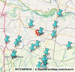 Mappa Via Umberto Saba, 46020 San Giacomo delle Segnate MN, Italia (9.837)