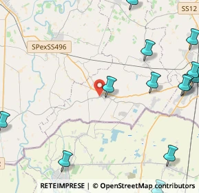 Mappa Via Umberto Saba, 46020 San Giacomo delle Segnate MN, Italia (6.66786)