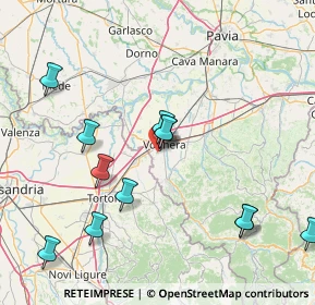 Mappa Via Madonnina, 27058 Voghera PV, Italia (17.43333)
