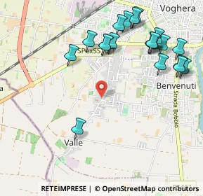 Mappa Via Madonnina, 27058 Voghera PV, Italia (1.222)