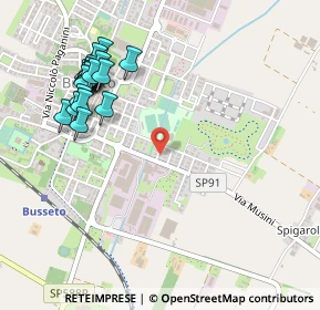 Mappa Via Musini, 43011 Busseto PR, Italia (0.575)