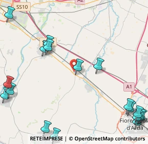 Mappa Via S.Anna, 29010 Cadeo PC, Italia (6.7875)