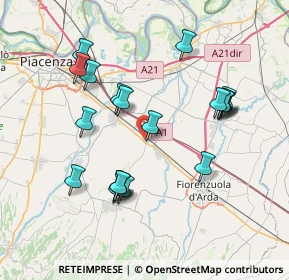 Mappa Via S.Anna, 29010 Cadeo PC, Italia (7.4985)