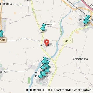 Mappa Via Cristoforo Colombo, 29027 Podenzano PC, Italia (3.2225)