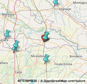 Mappa Via A. Brennero, 46025 Poggio Rusco MN, Italia (22.16636)