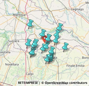 Mappa Via Ferrarine, 46020 San Giacomo delle segnate MN, Italia (10.188)