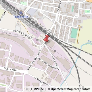 Mappa Via Cuneo, 1, 10028 Trofarello, Torino (Piemonte)