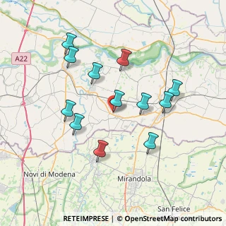 Mappa Via Alessandro Volta, 46020 San Giacomo delle Segnate MN, Italia (7.06)