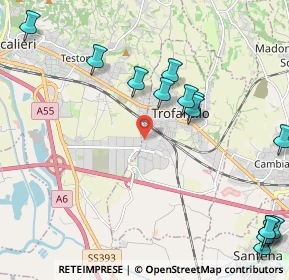 Mappa Via Umberto Saba, 10028 Trofarello TO, Italia (2.80786)