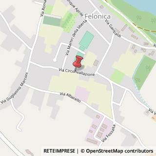 Mappa Via circonvallazione 74, 46022 Felonica, Mantova (Lombardia)