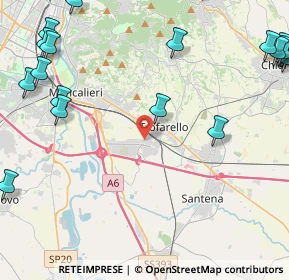 Mappa Via Rigolfo, 10028 Moncalieri TO, Italia (6.754)