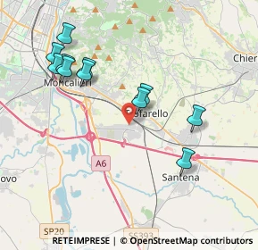 Mappa Via Rigolfo, 10028 Moncalieri TO, Italia (4.01)