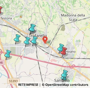 Mappa Via San Giovanni Bosco, 10028 Trofarello TO, Italia (2.47909)