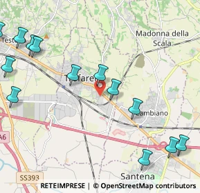 Mappa Via San Giovanni Bosco, 10028 Trofarello TO, Italia (2.79615)