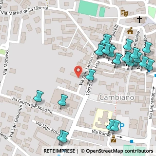 Mappa Vialo Campassi, 10020 Cambiano TO, Italia (0.15)