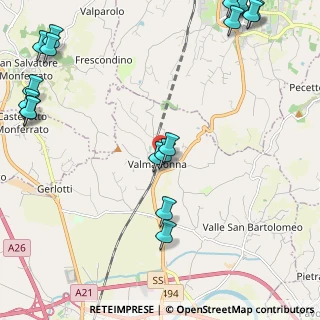 Mappa Strada Comunale, 15122 Alessandria AL, Italia (3.3205)
