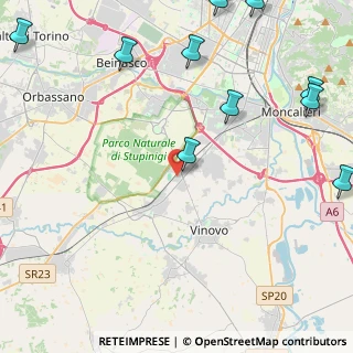 Mappa Viale Piemonte, 10048 Vinovo TO, Italia (6.72167)