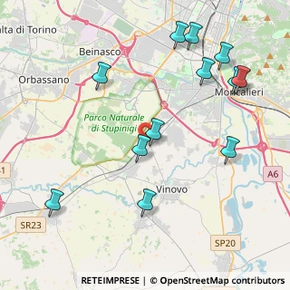 Mappa Viale Piemonte, 10048 Vinovo TO, Italia (4.79417)