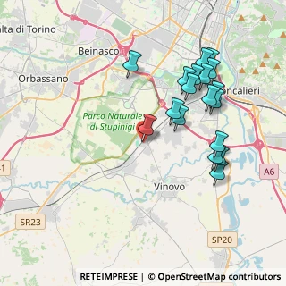Mappa Viale Piemonte, 10048 Vinovo TO, Italia (3.99389)