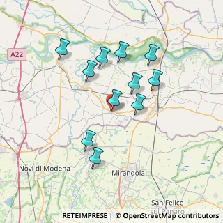 Mappa Via Guglielmo Marconi, 46020 San Giacomo delle Segnate MN, Italia (6.56091)