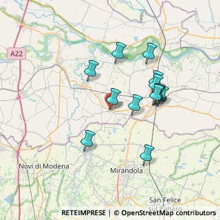 Mappa Via Guglielmo Marconi, 46020 San Giacomo delle Segnate MN, Italia (6.61769)