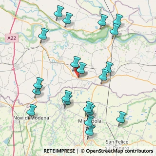 Mappa Via Guglielmo Marconi, 46020 San Giacomo delle Segnate MN, Italia (9.662)