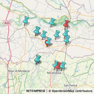 Mappa Via Guglielmo Marconi, 46020 San Giacomo delle Segnate MN, Italia (6.994)