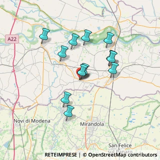 Mappa Via Guglielmo Marconi, 46020 San Giacomo delle Segnate MN, Italia (5.97)