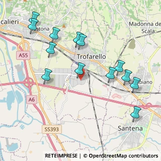 Mappa Via Marco Biagi, 10028 Trofarello TO, Italia (2.30923)